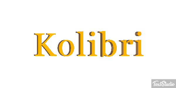 Kolibri Texteffekt