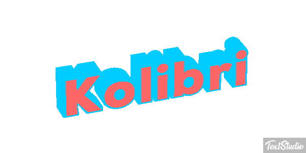 Kolibri Texteffekt