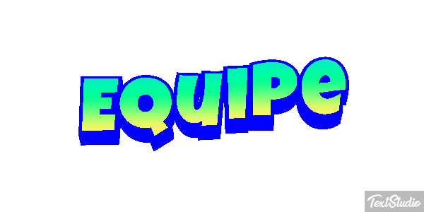 Equipe Efeito do texto