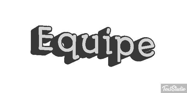 Equipe Efeito do texto