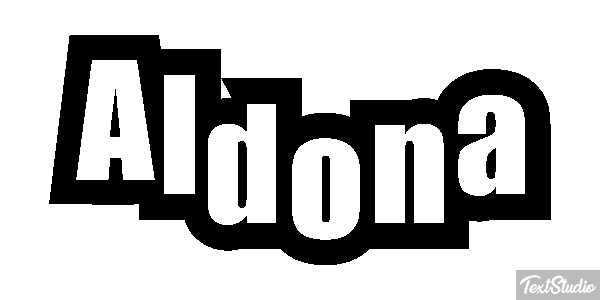 Aldona Text effect