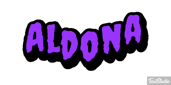 Aldona Text effect
