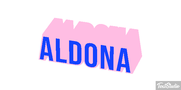 Aldona Text effect