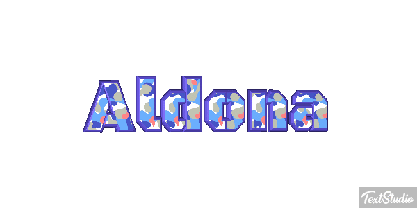 Aldona Text effect