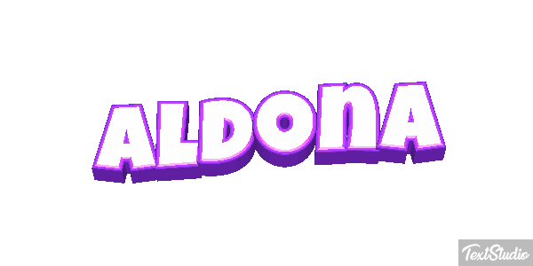 Aldona Text effect