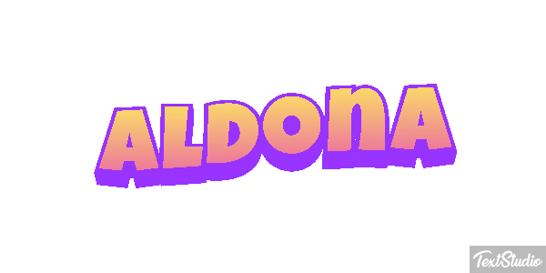 Aldona Text effect