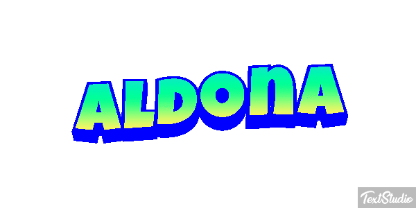 Aldona Text effect