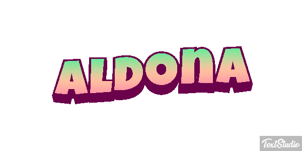 Aldona Text effect