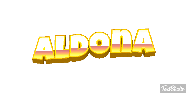 Aldona Text effect