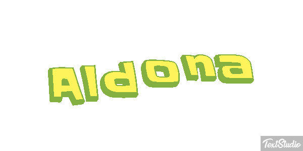 Aldona Text effect
