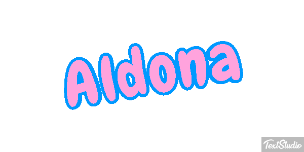 Aldona Text effect