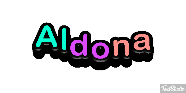 Aldona Text effect