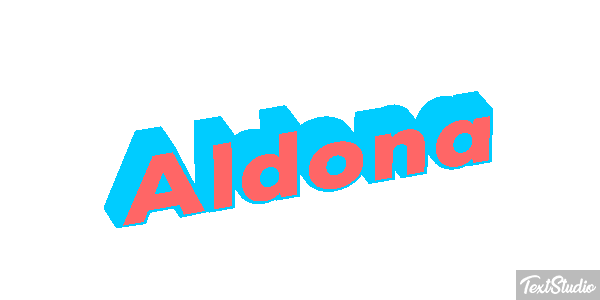 Aldona Text effect