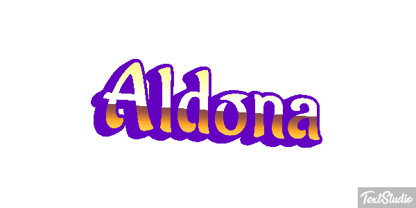 Aldona Text effect