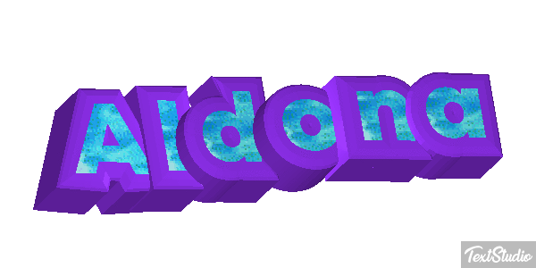 Aldona Text effect