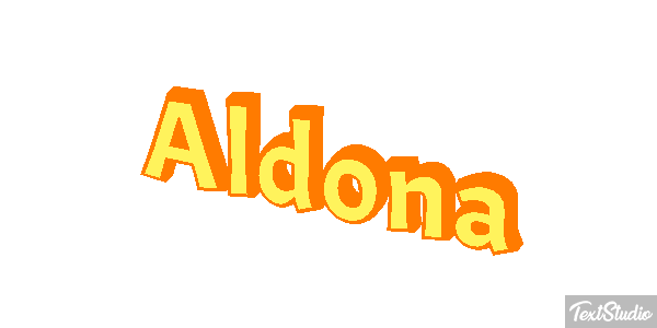 Aldona Text effect