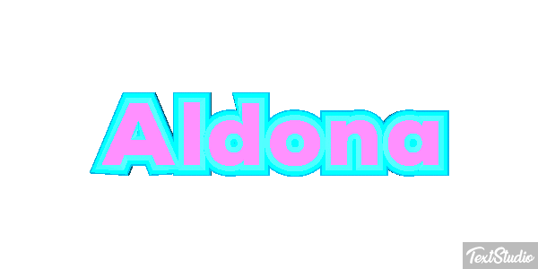 Aldona Text effect