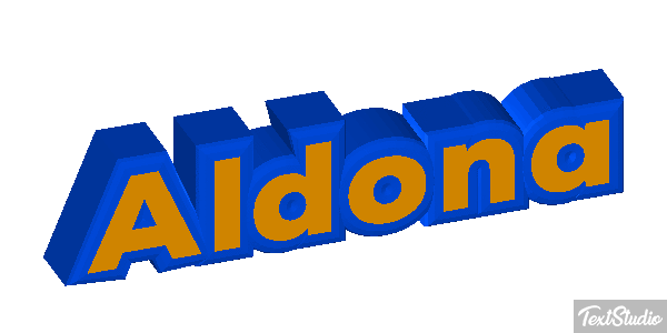 Aldona Text effect