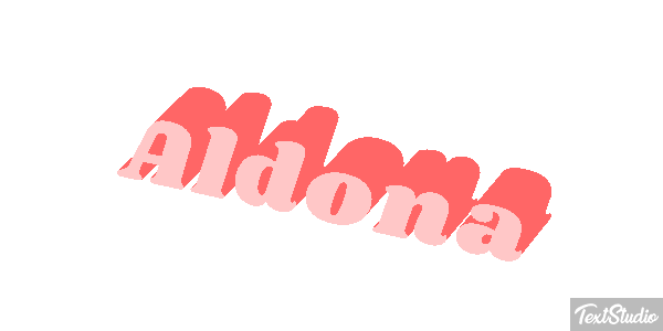 Aldona Text effect