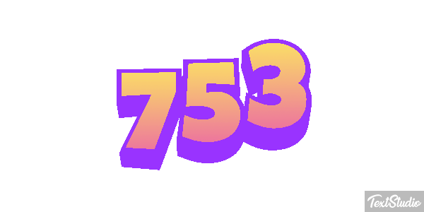 753 テキスト効果