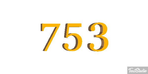 753 テキスト効果