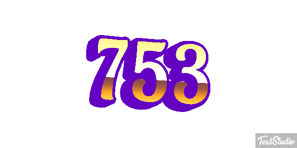 753 テキスト効果