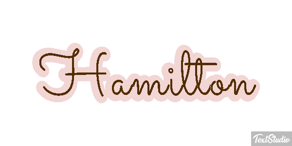 Hamilton Texteffekt