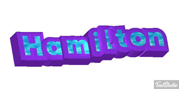 Hamilton Texteffekt
