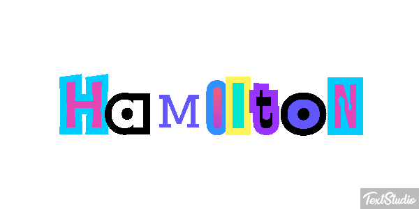 Hamilton Texteffekt