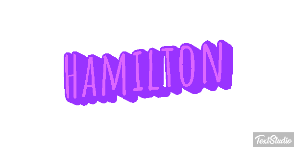Hamilton Texteffekt