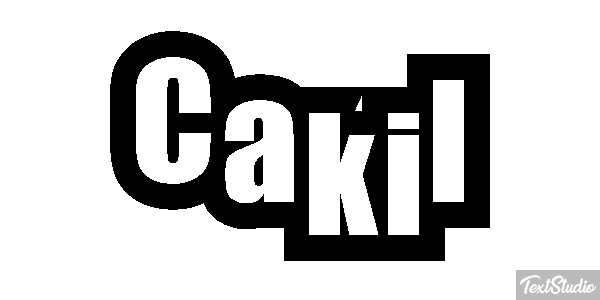 Çakıl Effet de texte