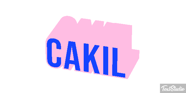 Çakıl Effet de texte