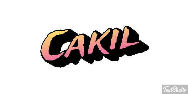 Çakıl Effet de texte