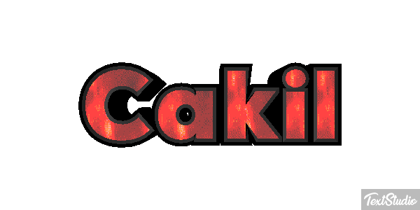 Çakıl Effet de texte