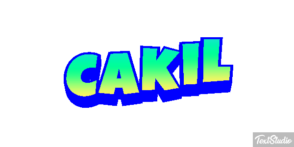 Çakıl Effet de texte