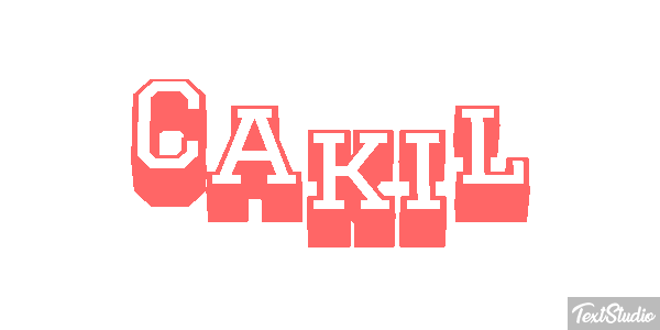 Çakıl Effet de texte