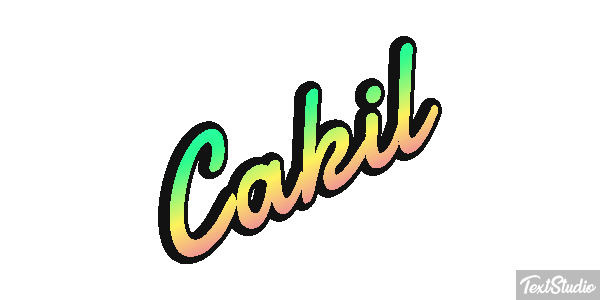 Çakıl Effet de texte