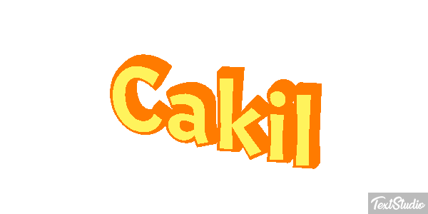 Çakıl Effet de texte