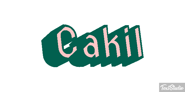 Çakıl Effet de texte