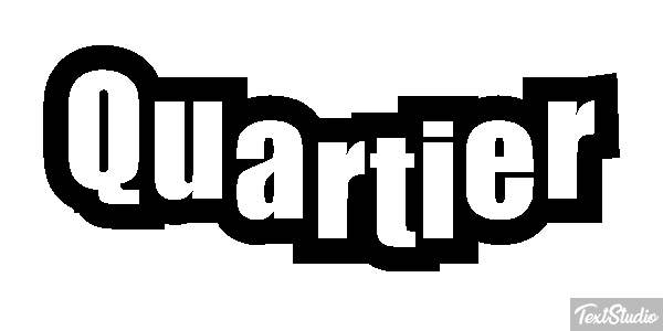 Quartier Текстовый эффект