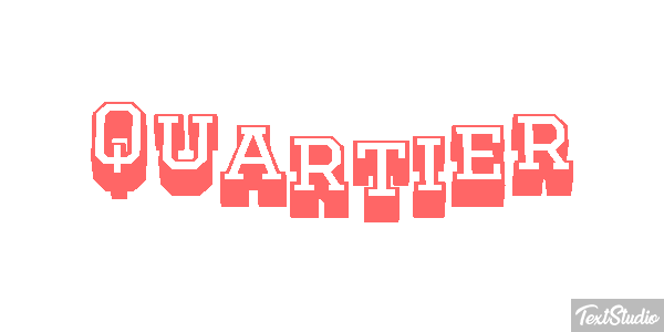 Quartier Текстовый эффект