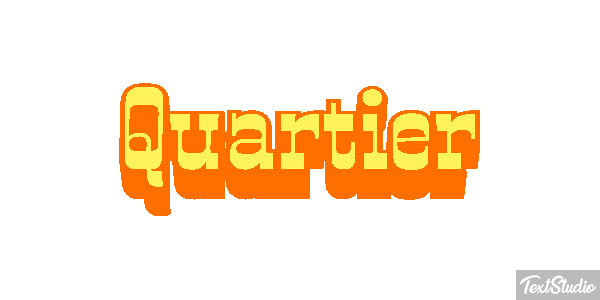 Quartier Текстовый эффект