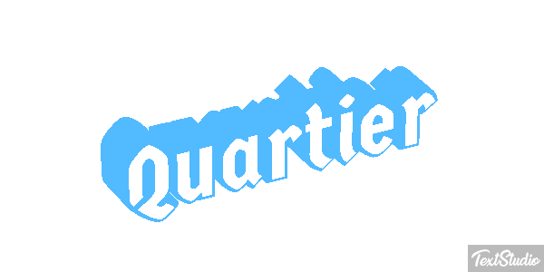 Quartier Текстовый эффект