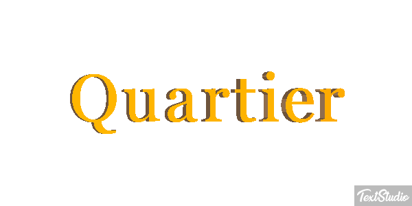 Quartier Текстовый эффект