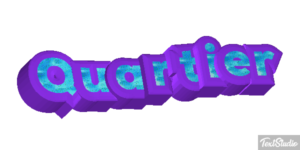 Quartier Текстовый эффект
