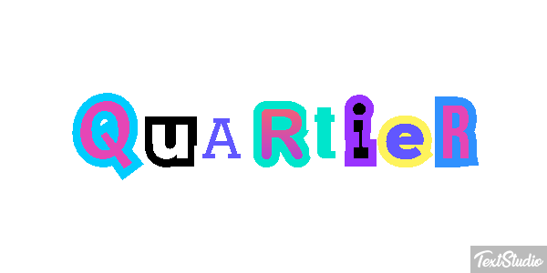 Quartier Текстовый эффект