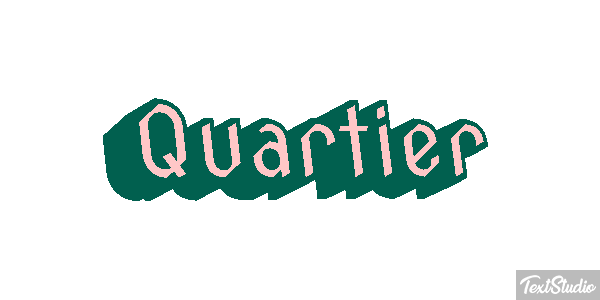 Quartier Текстовый эффект