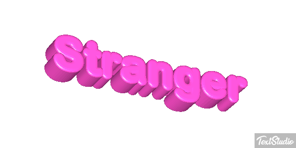 Stranger Text effect