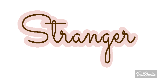 Stranger Text effect
