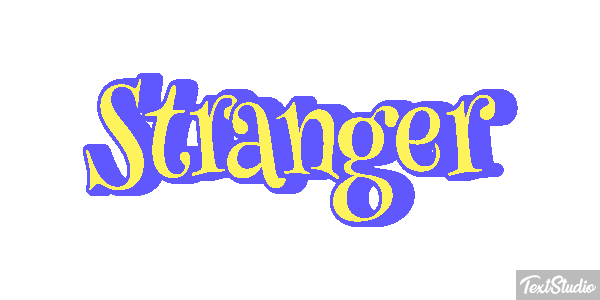 Stranger Text effect